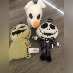 Halloween Plush Keychains 3 piece set